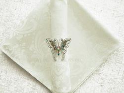 Jacquard Ivory napkin