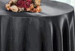 Satin Table cloth Pewter