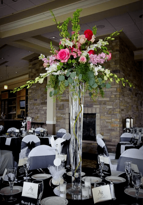 glass vase centerpiece 6