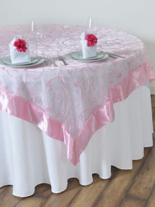 Embroidered Table Overlay