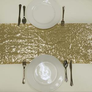 Sequin Table Runners gold