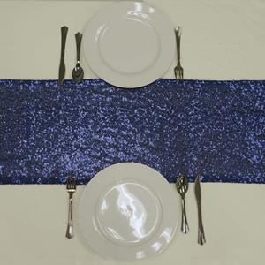 Sequin Table Runners navy